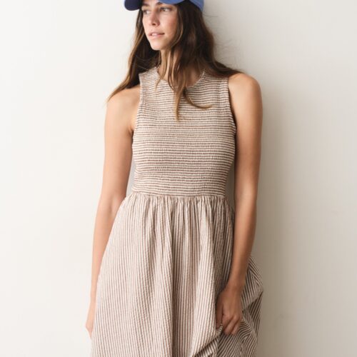 Darcy Seersucker Maxi Dress