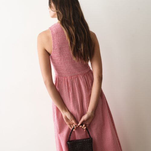 Darcy Seersucker Maxi Dress