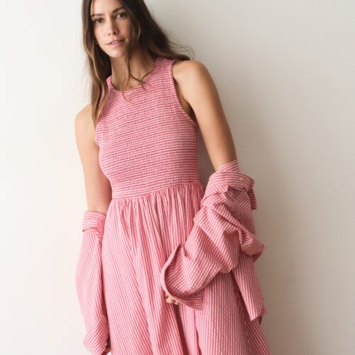 Darcy Seersucker Maxi Dress