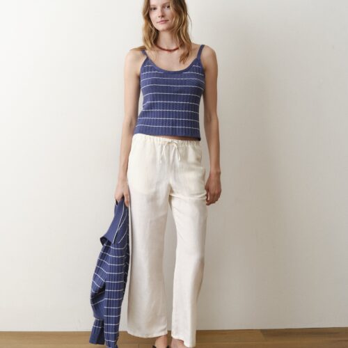 Linen Drawstring Pant