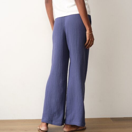 Isla Double Cloth Wide Leg Pant