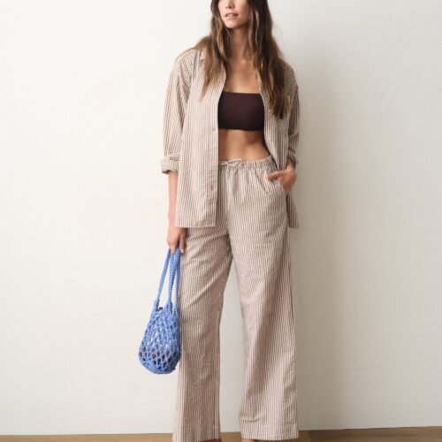 Josie Seersucker Drawstring Pant
