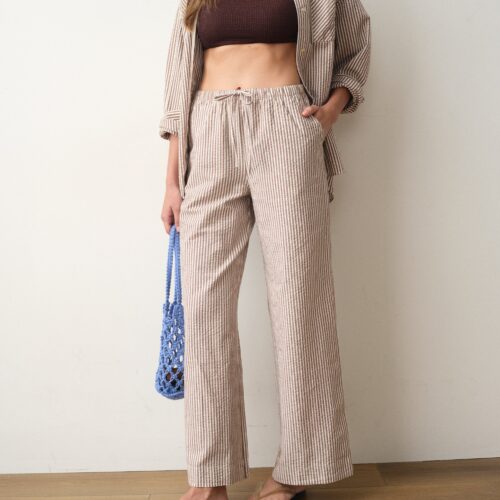 Josie Seersucker Drawstring Pant