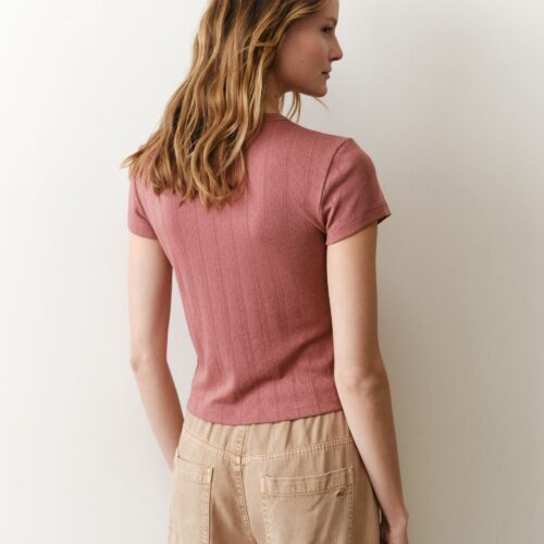Lexi Pointelle Tee