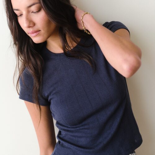 Lexi Pointelle Tee
