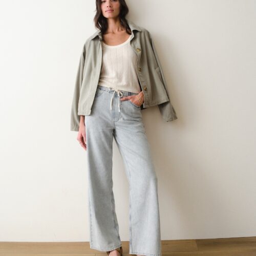 Lexi Pointelle Scoop Tee