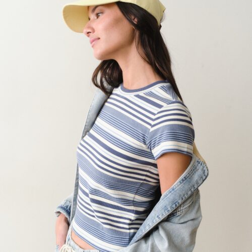 Lexi Rib Sun-In Crew Tee
