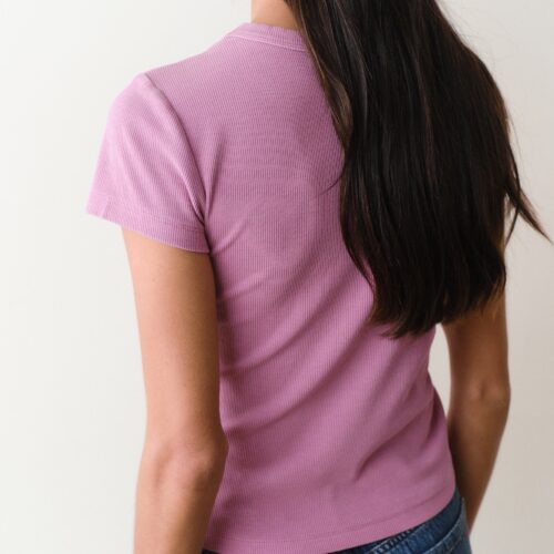 Lexi Rib Sun-In Crew Tee