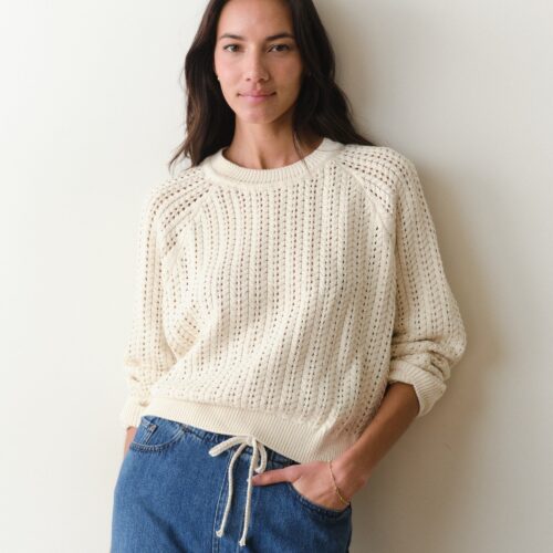 Mina Pointelle Sweater