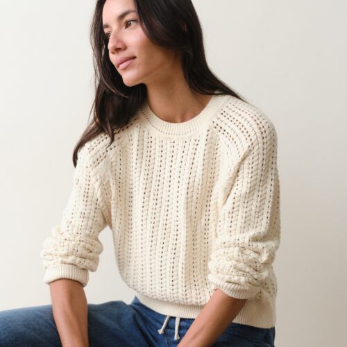 Mina Pointelle Sweater