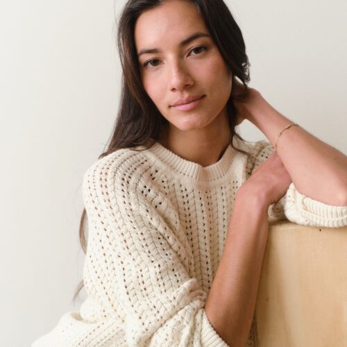 Mina Pointelle Sweater