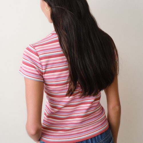 Lexi Rib Sun-In Crew Tee