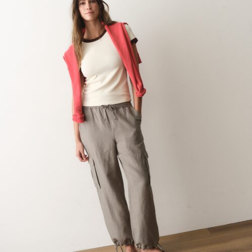 Linen Cargo Pant