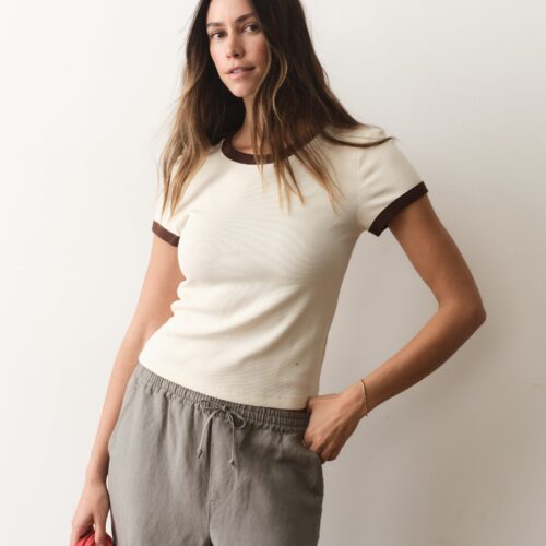 Lexi Rib Ringer Tee