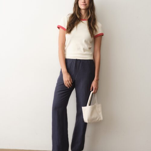 Linen Drawstring Pant