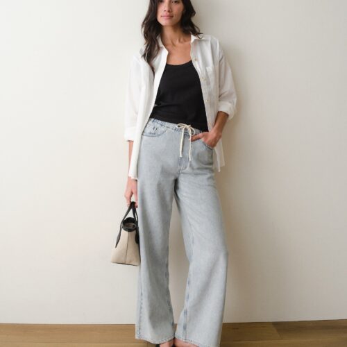 Lexi Rib Sun-In Scoop Tee