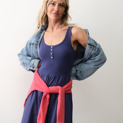Lexi Rib Split Dress