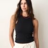 Lexi Rib High Neck Tank