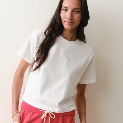 Luxe Sueded Tee