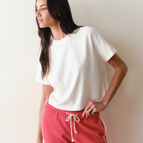 Luxe Sueded Tee
