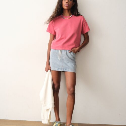 Luxe Sueded Tee