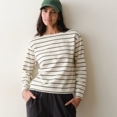 Luxe Sueded Mariner Tee
