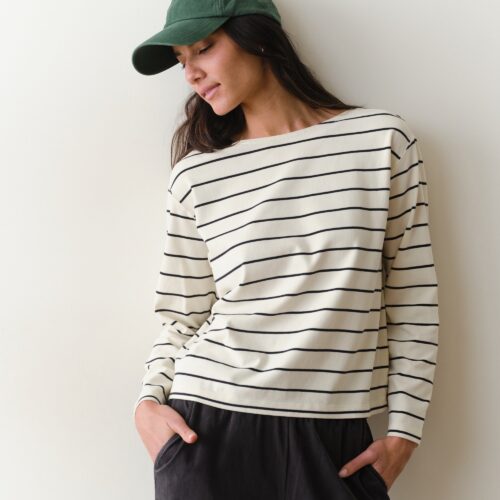 Luxe Sueded Mariner Tee