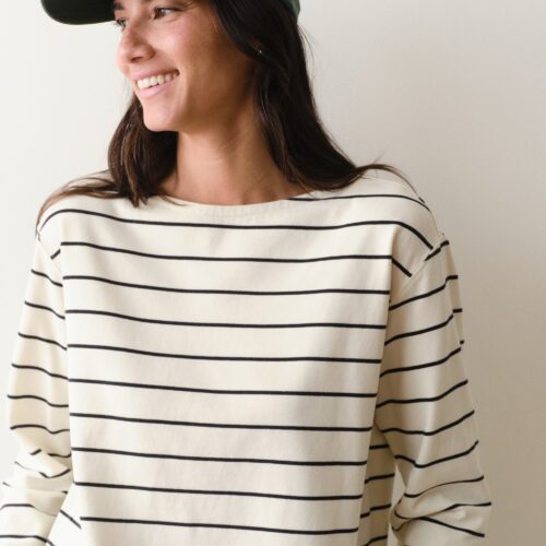 Luxe Sueded Mariner Tee