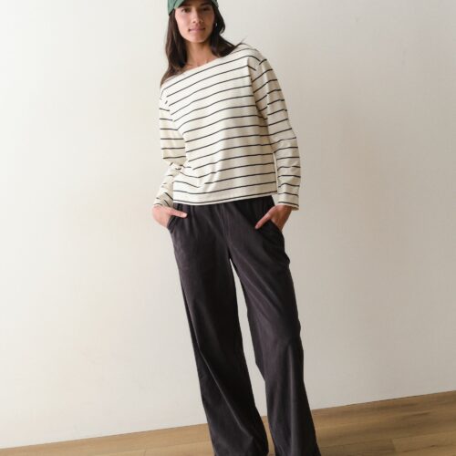 Luxe Sueded Mariner Tee