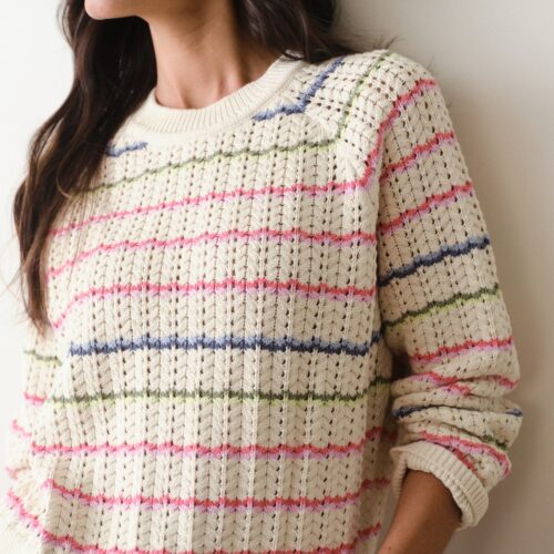 Mina Pointelle Sweater