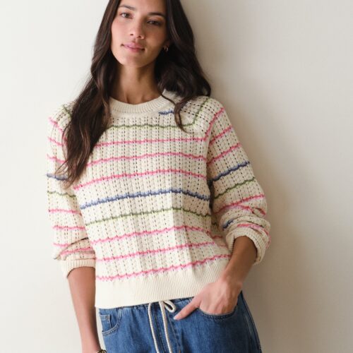 Mina Pointelle Sweater