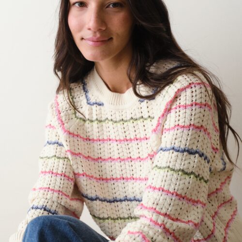 Mina Pointelle Sweater