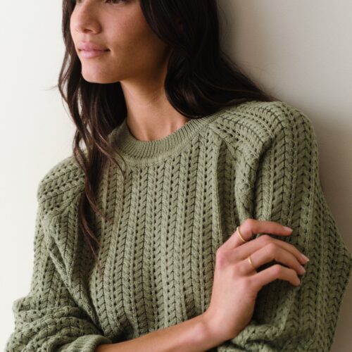 Mina Pointelle Sweater