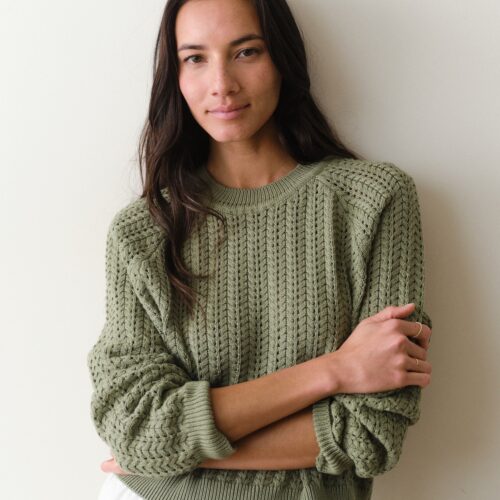 Mina Pointelle Sweater