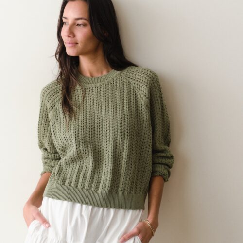 Mina Pointelle Sweater