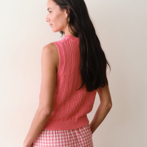 Mina Pointelle Sweater Tank