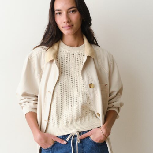 Mina Pointelle Sweater Tank