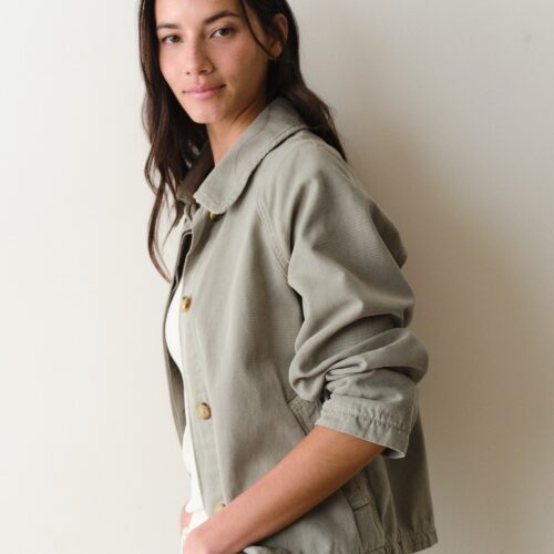 Olivia Cropped Trench