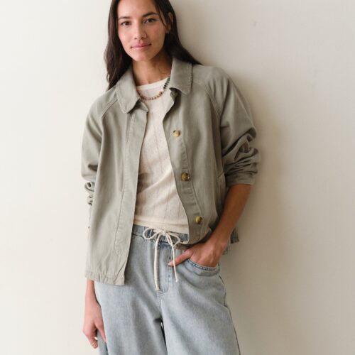 Olivia Cropped Trench