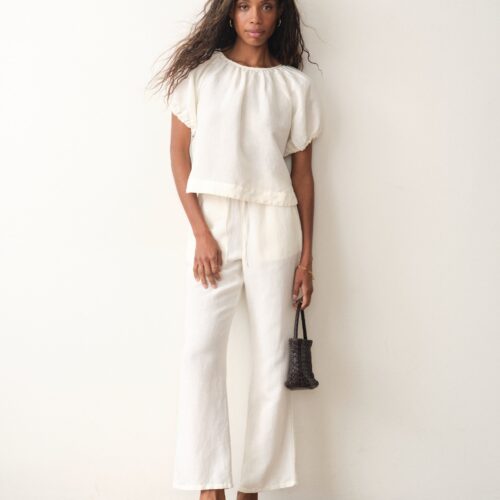 Rosa Linen Top