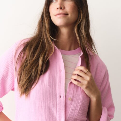Jane Relaxed Double Cloth Shirt