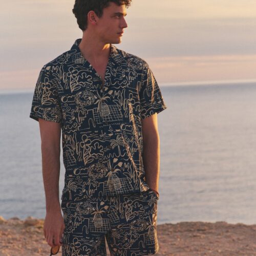 Pablo Tencel Linen Resort Shirt