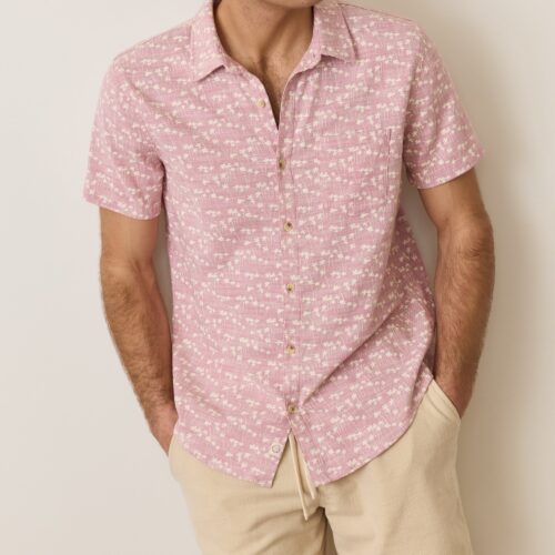 Stretch Selvage Short Sleeve Shirt