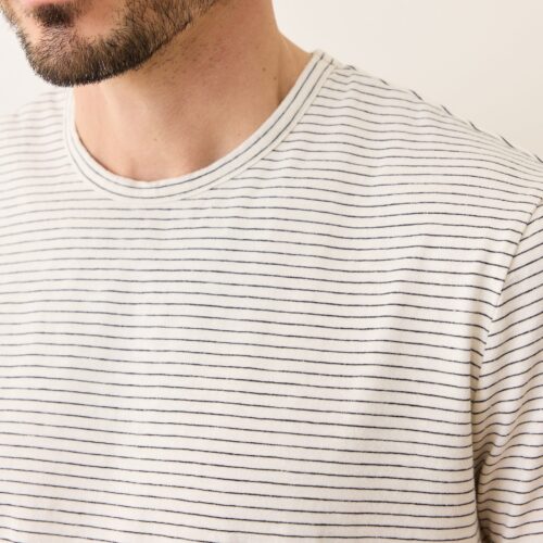 Saddle Hem Crew Tee