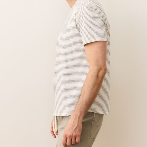 Saddle Hem Crew Tee