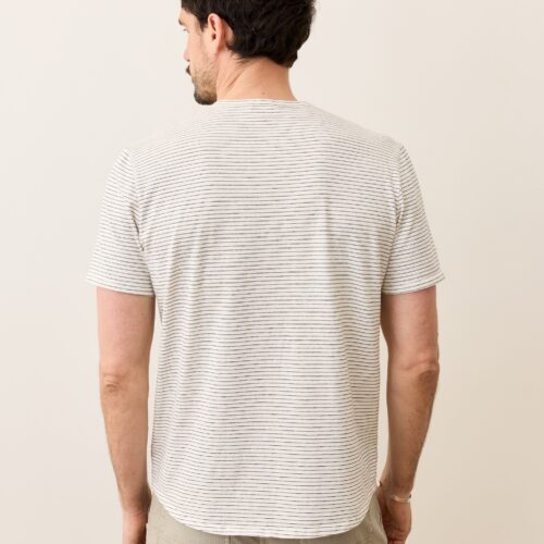 Saddle Hem Crew Tee