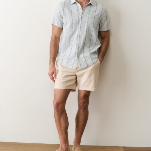 Stretch Selvage Short Sleeve Shirt