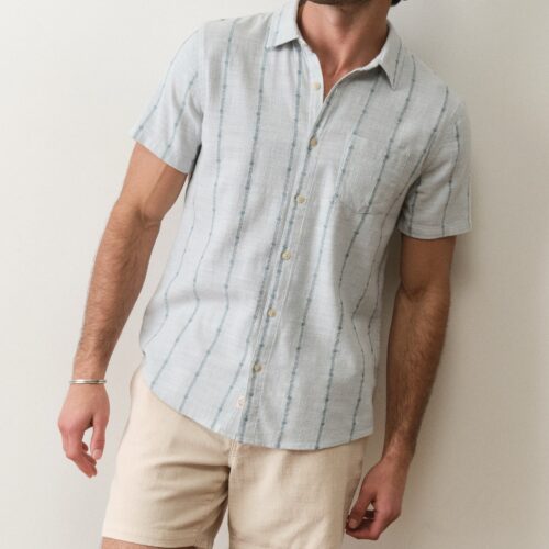 Stretch Selvage Short Sleeve Shirt