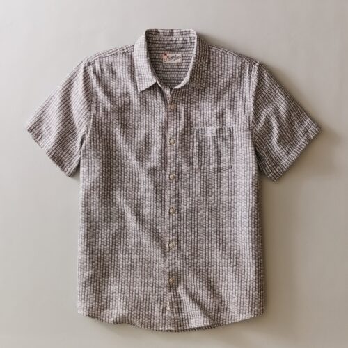 Stretch Selvage Short Sleeve Shirt