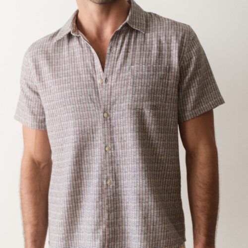 Stretch Selvage Short Sleeve Shirt